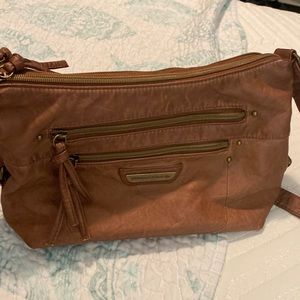 Faux leather purse